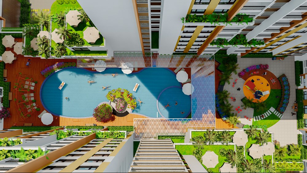tiện ích hồ bơi căn hộ Benhill Thuận Giao tiện ích hồ bơi căn hộ Benhill Thuận Giao