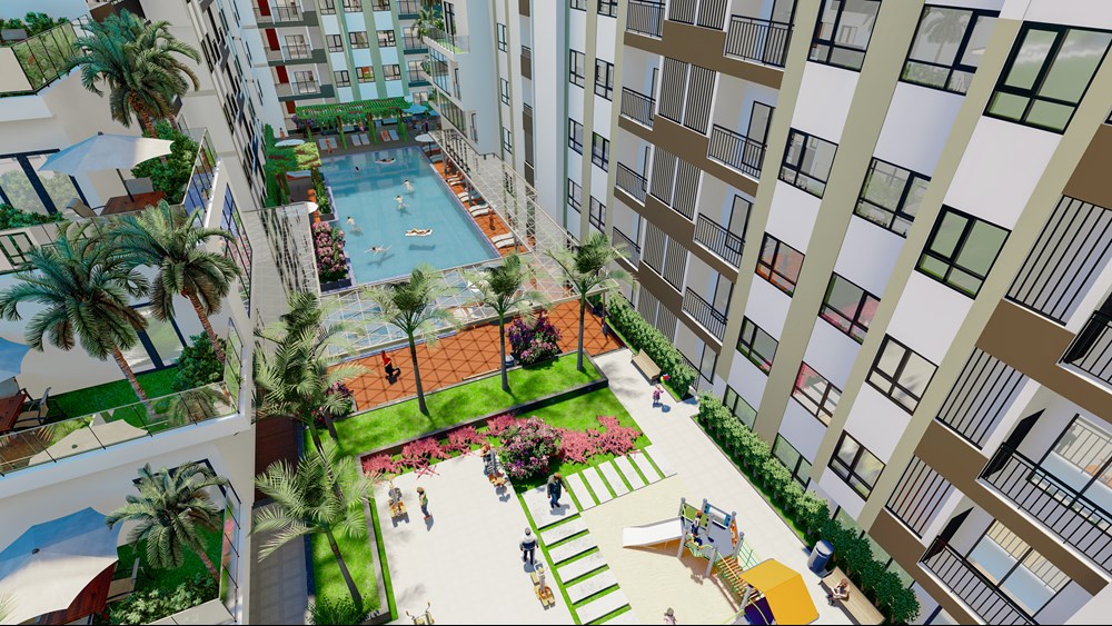 tiện ích hồ bơi chung cư Benhill Thuận Giao tiện ích hồ bơi căn hộ Benhill Thuận Giao