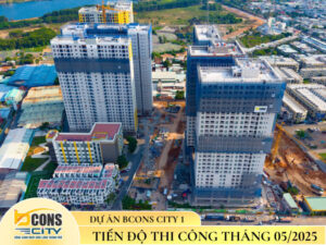 Tiến độ toàn khu dự án Bcons City tháng 05/2025 - Đang hoàn thiện và sơn ngoài toà nhà - Ảnh: Bconscity.vn Tiến độ toàn khu dự án Bcons City tháng 05/2025 - Đang hoàn thiện và sơn ngoài toà nhà - Ảnh: Bconscity.vn
